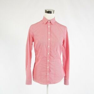 Charles Tyrwhitt pink white blouse 2